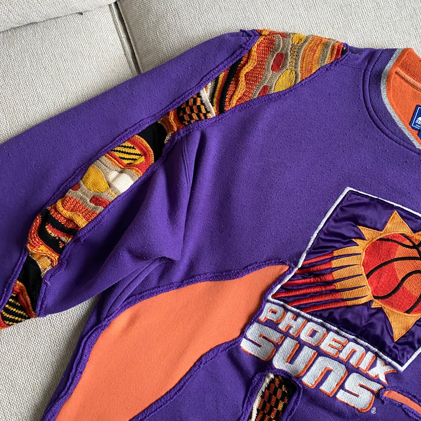 SPVNS STUDIOS: NBA Phoenix Suns x Coogi Style heavyweight knit sweater (L)