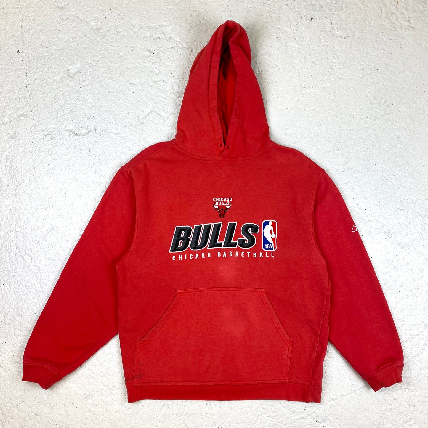 Reebok RARE Chicago Bulls heavyweight embroidered hoodie (M)