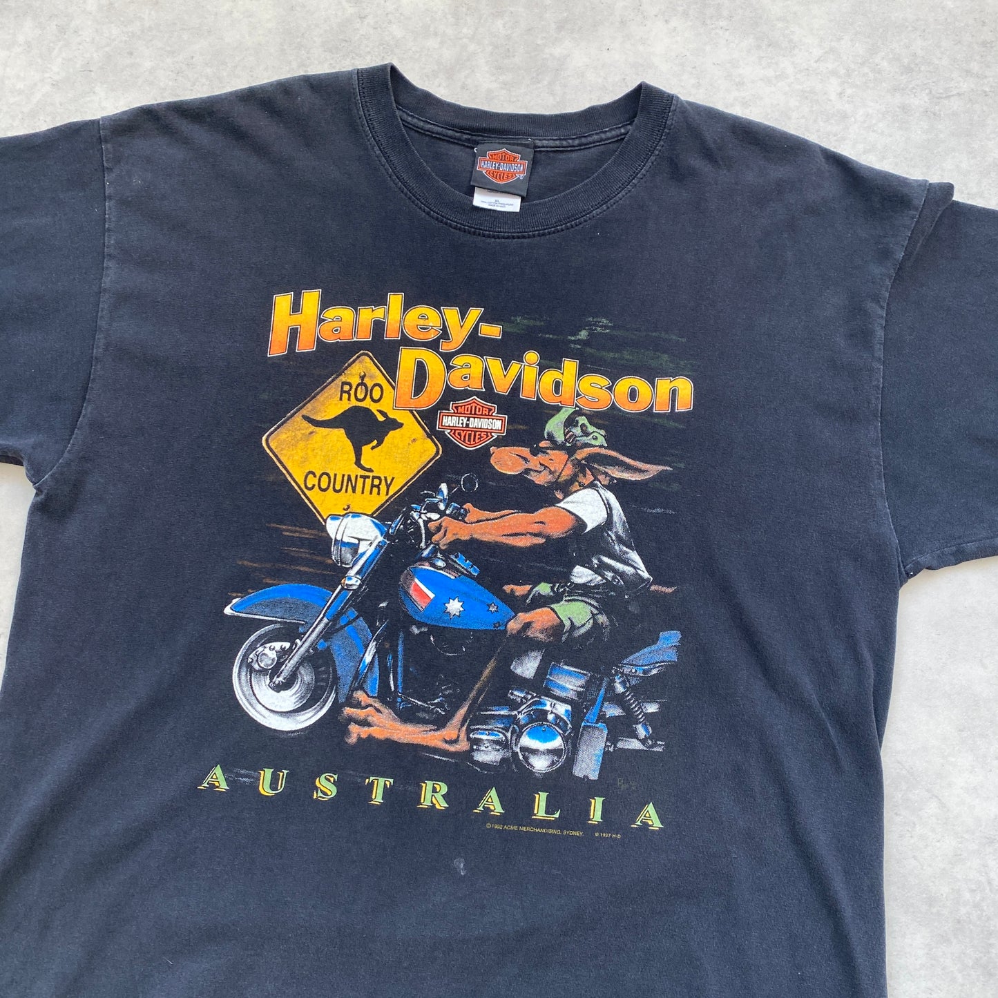 Harley Davidson RARE 1992 Australia heavyweight tee (XL)