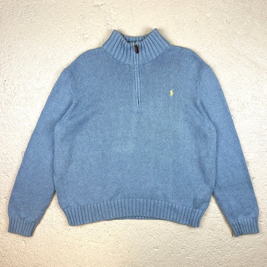 Polo Ralph Lauren 1/4 zip knit sweater (XXL)