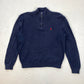 Polo Ralph Lauren 1/4 zip knit sweater (L-XL)