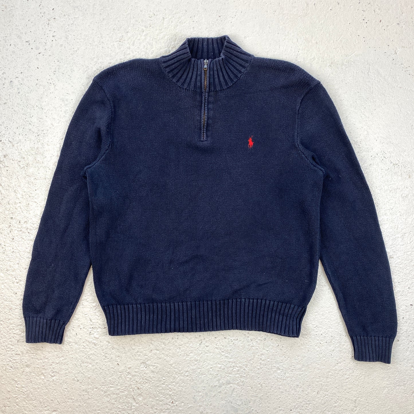 Polo Ralph Lauren 1/4 zip knit sweater (L-XL)