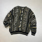 VTG RARE heavyweight knit sweater (L)