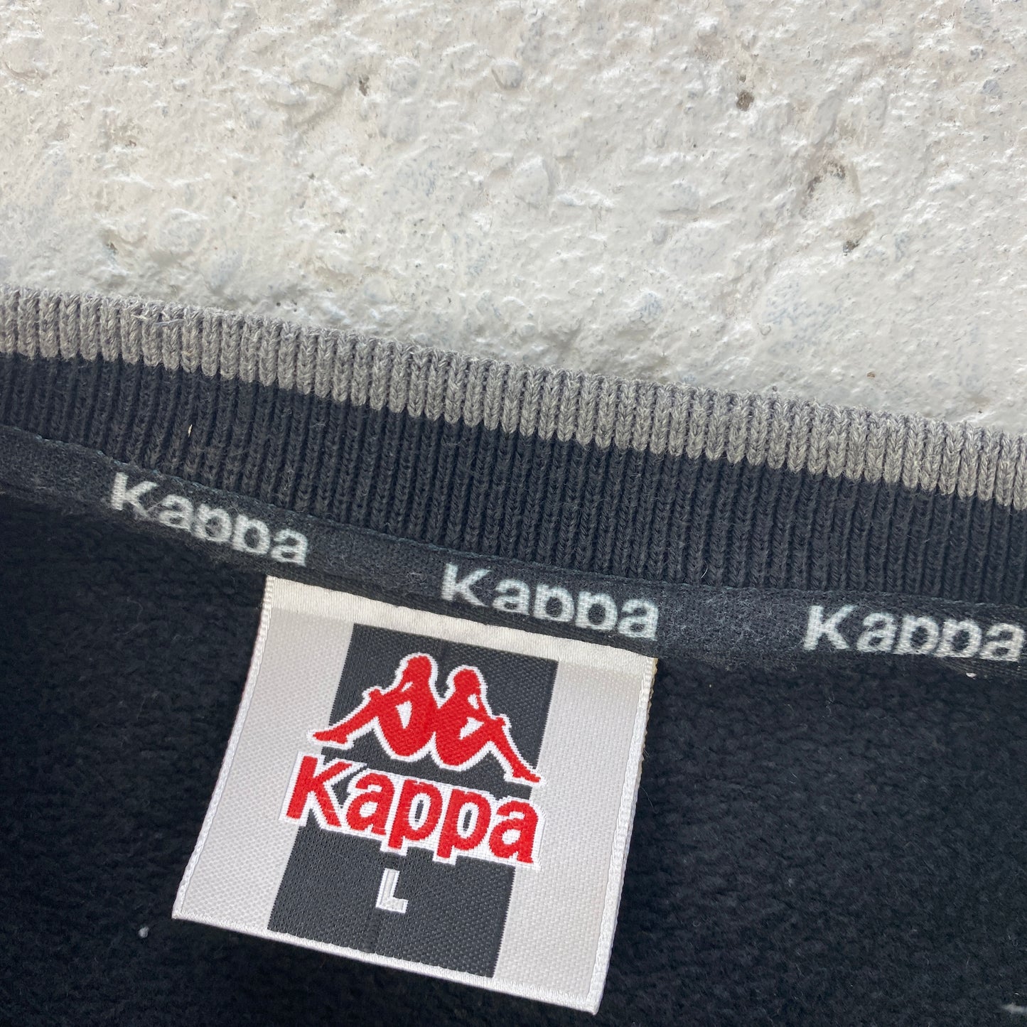 Kappa heavyweight v-neck sweater (L)