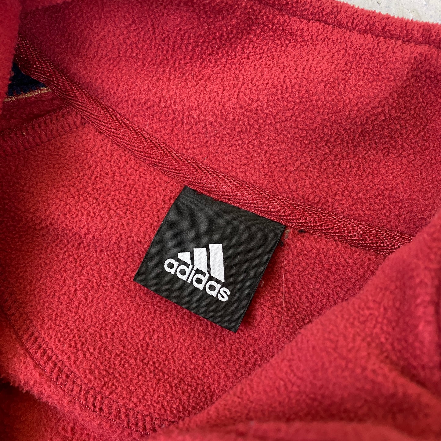Adidas RARE Cleveland Basketball fleece 1/4 zip sweater (L-XL)