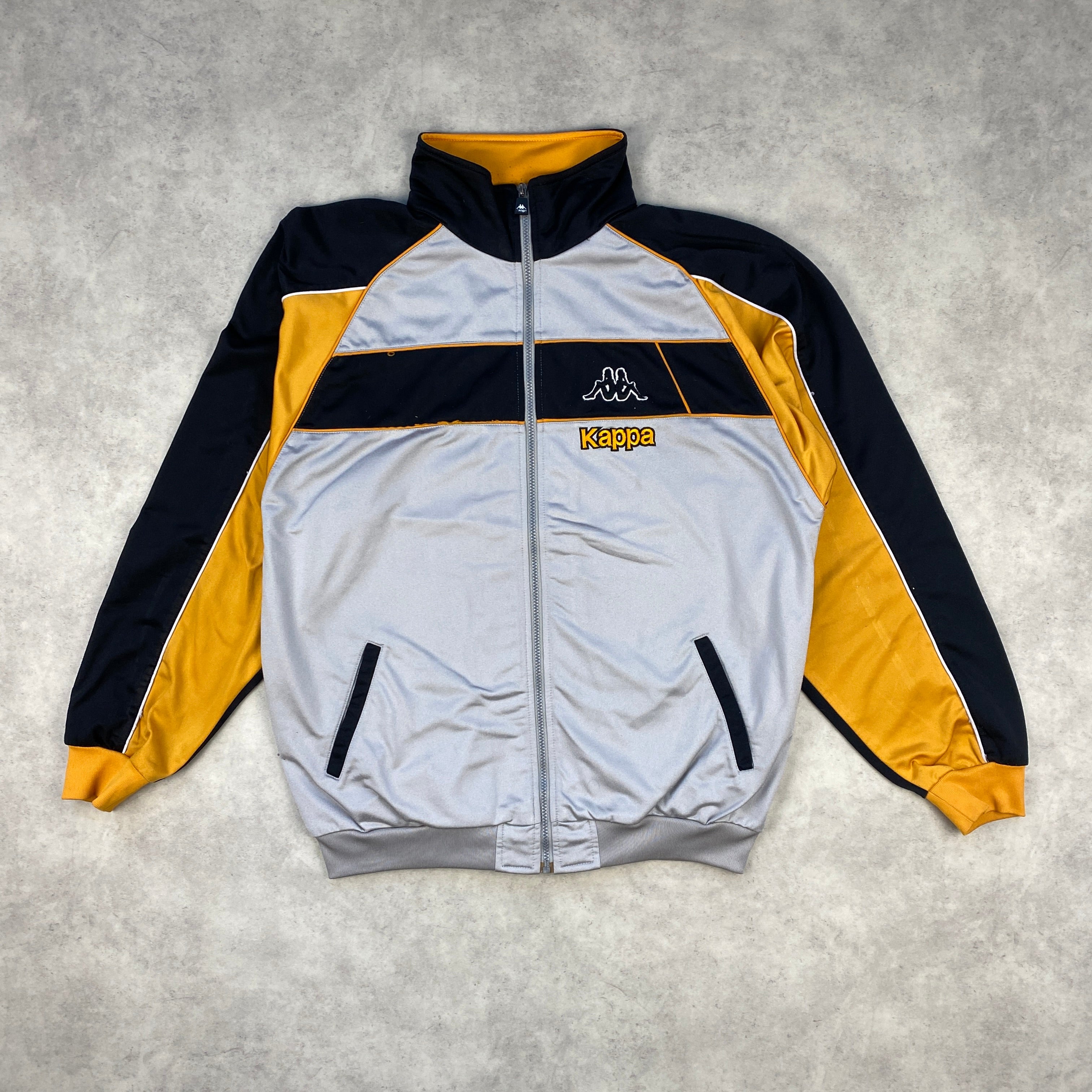 Black and gold kappa track outlet jacket