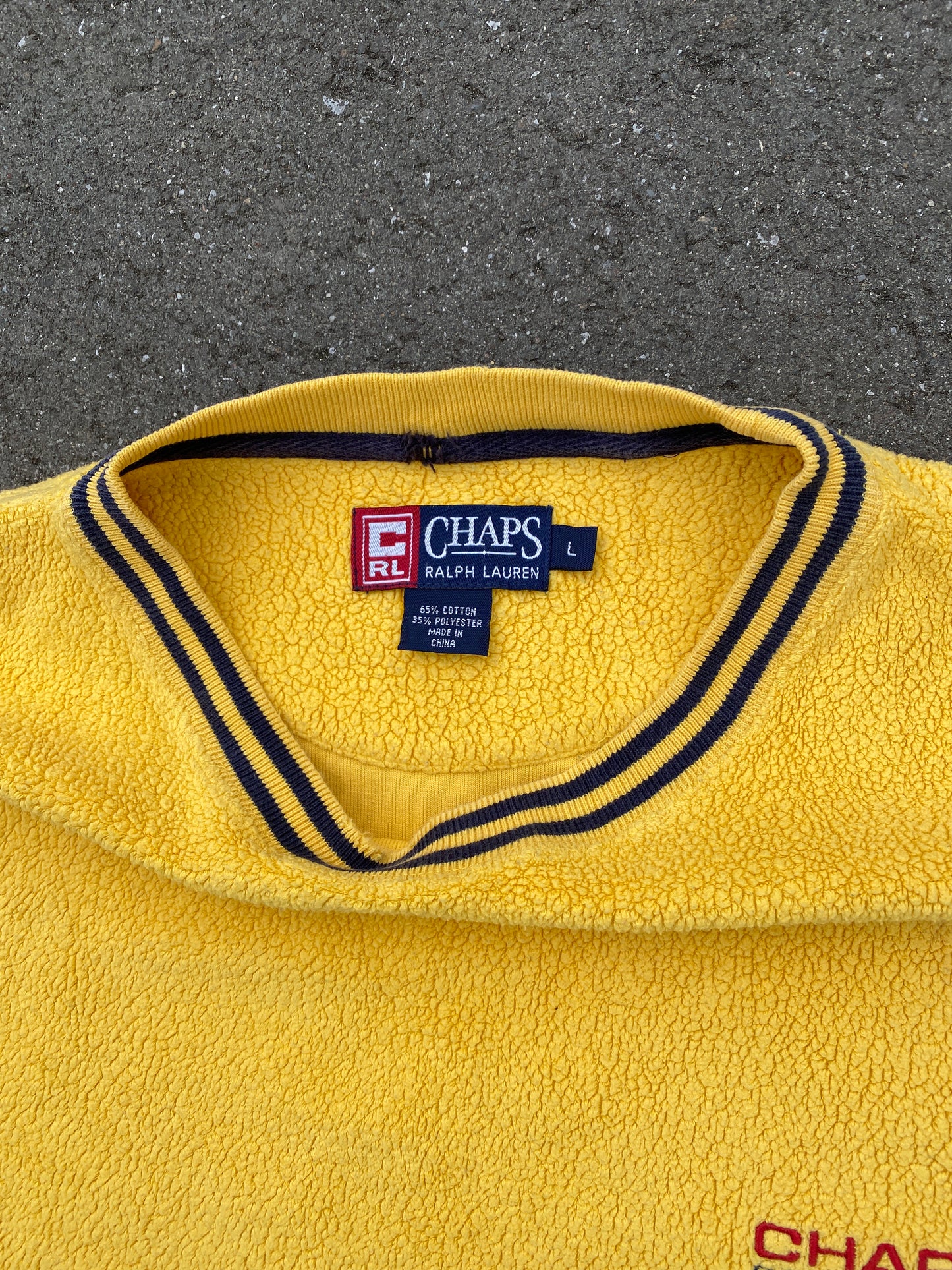 Chaps Ralph Lauren fleece sweater (L)