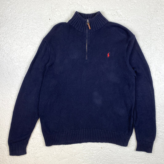 Polo Ralph Lauren 1/4 zip knit sweater (XL)