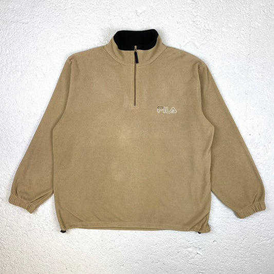 Fila fleece 1/4 zip sweater (XL-XXL)