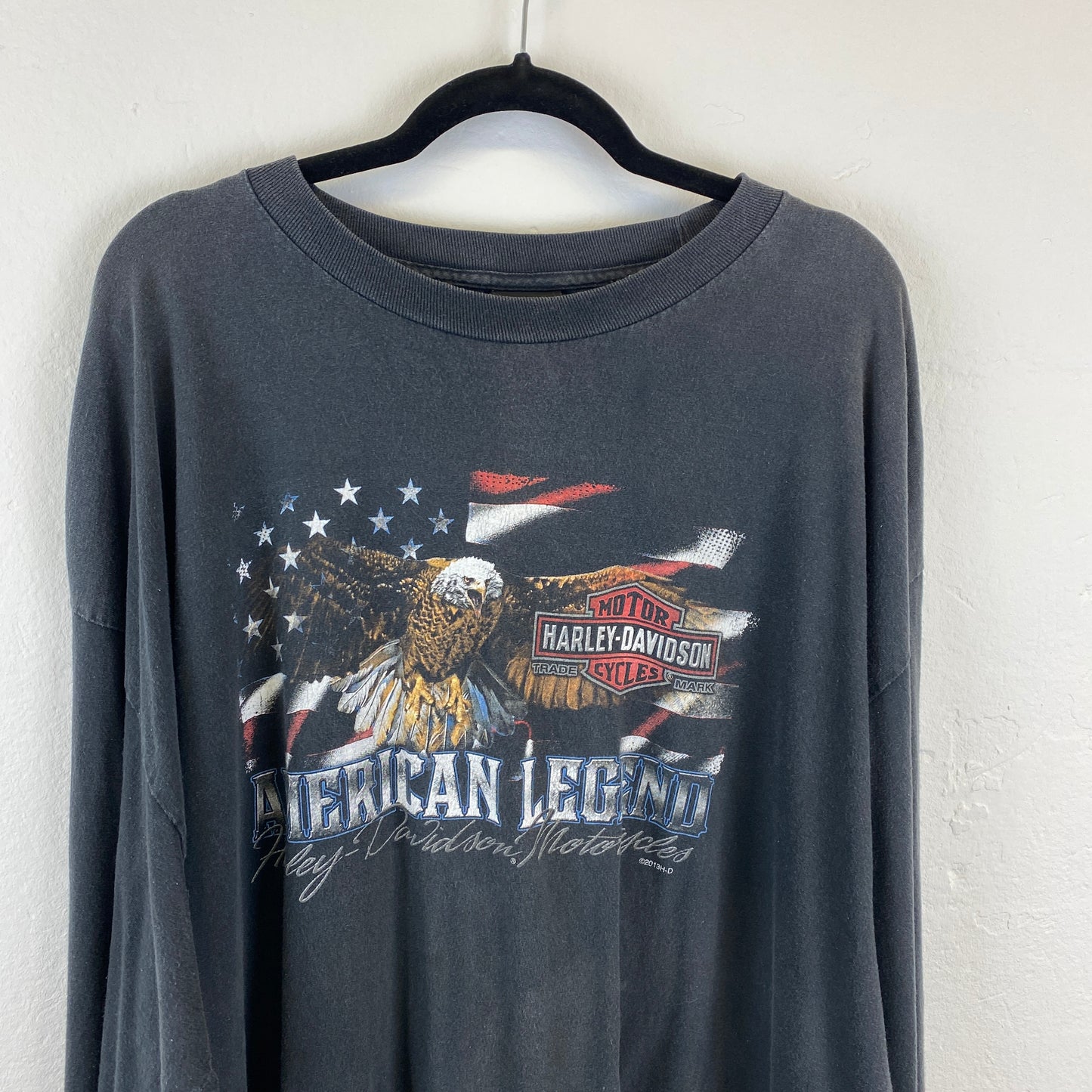 Harley Davidson RARE Galeton washed long sleeve shirt (XXL)