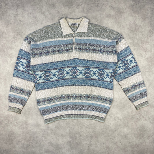 VTG knit sweater (L-XL)