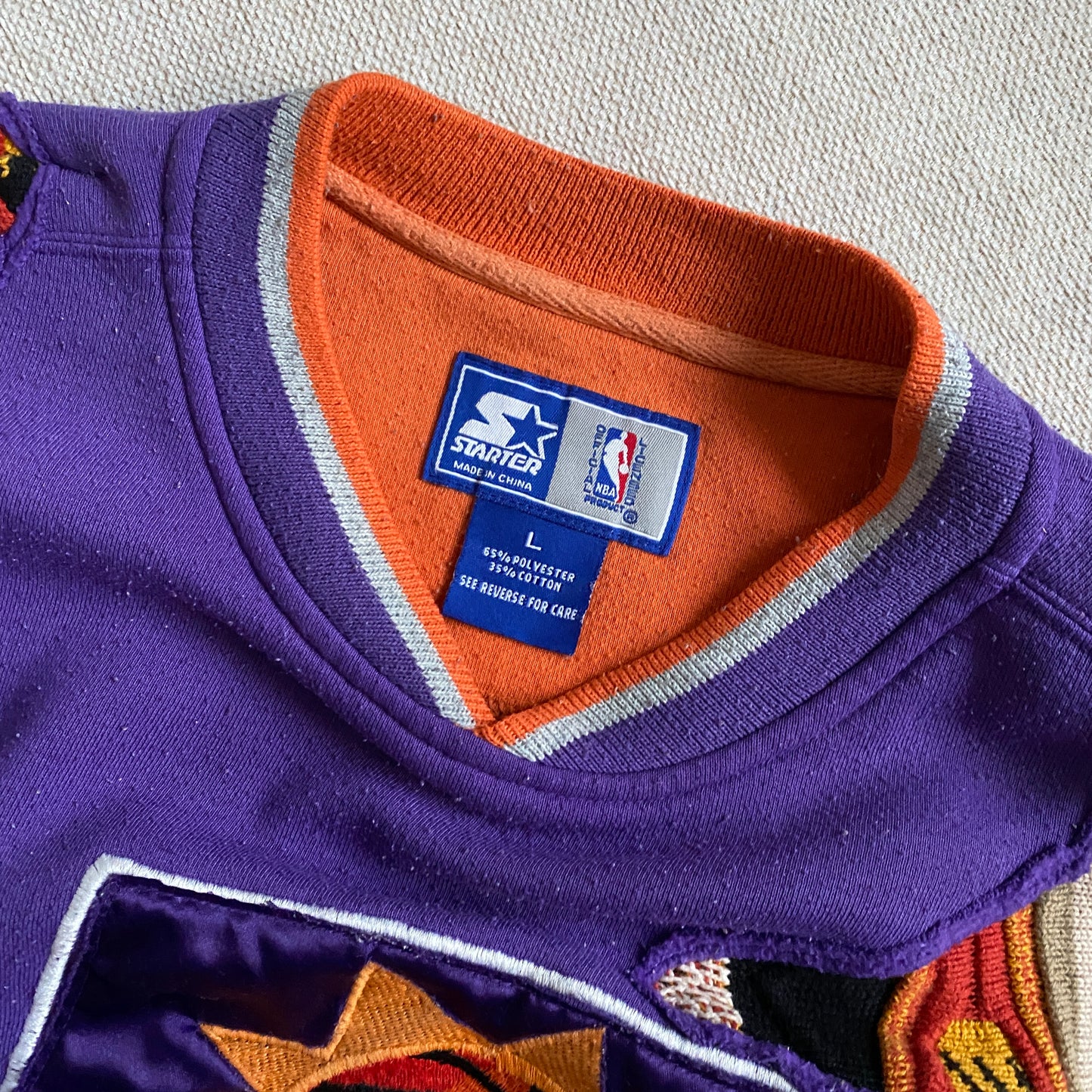 SPVNS STUDIOS: NBA Phoenix Suns x Coogi Style heavyweight knit sweater (L)