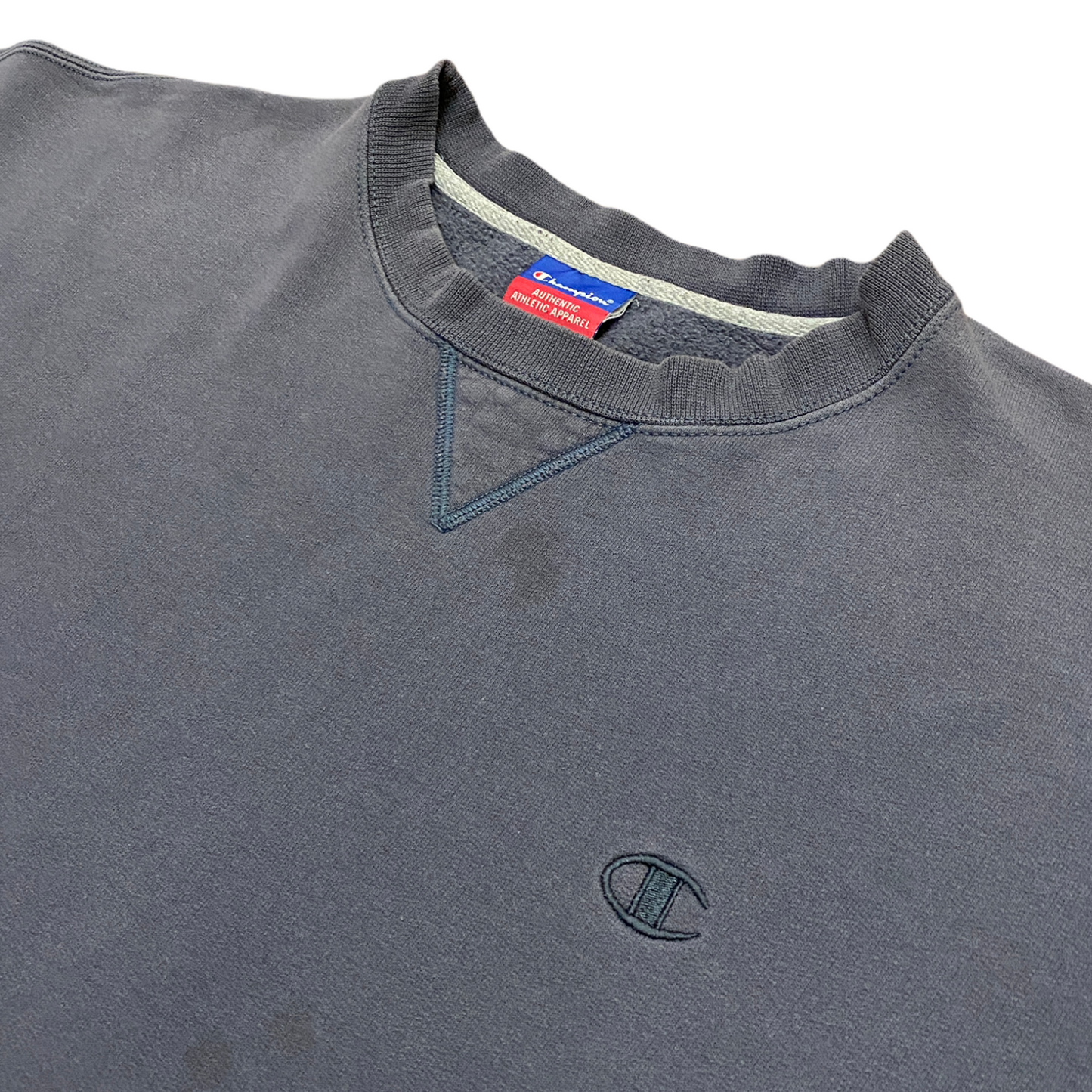 Champion washed out grey sweater (L)