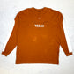 Nike RARE Texas embroidered center swoosh long sleeved shirt (XL)