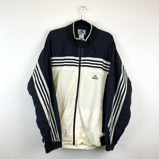 Adidas embroidered track jacket (XL)