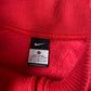 Nike embroidered black swoosh 1/4 zip sweater (XL)