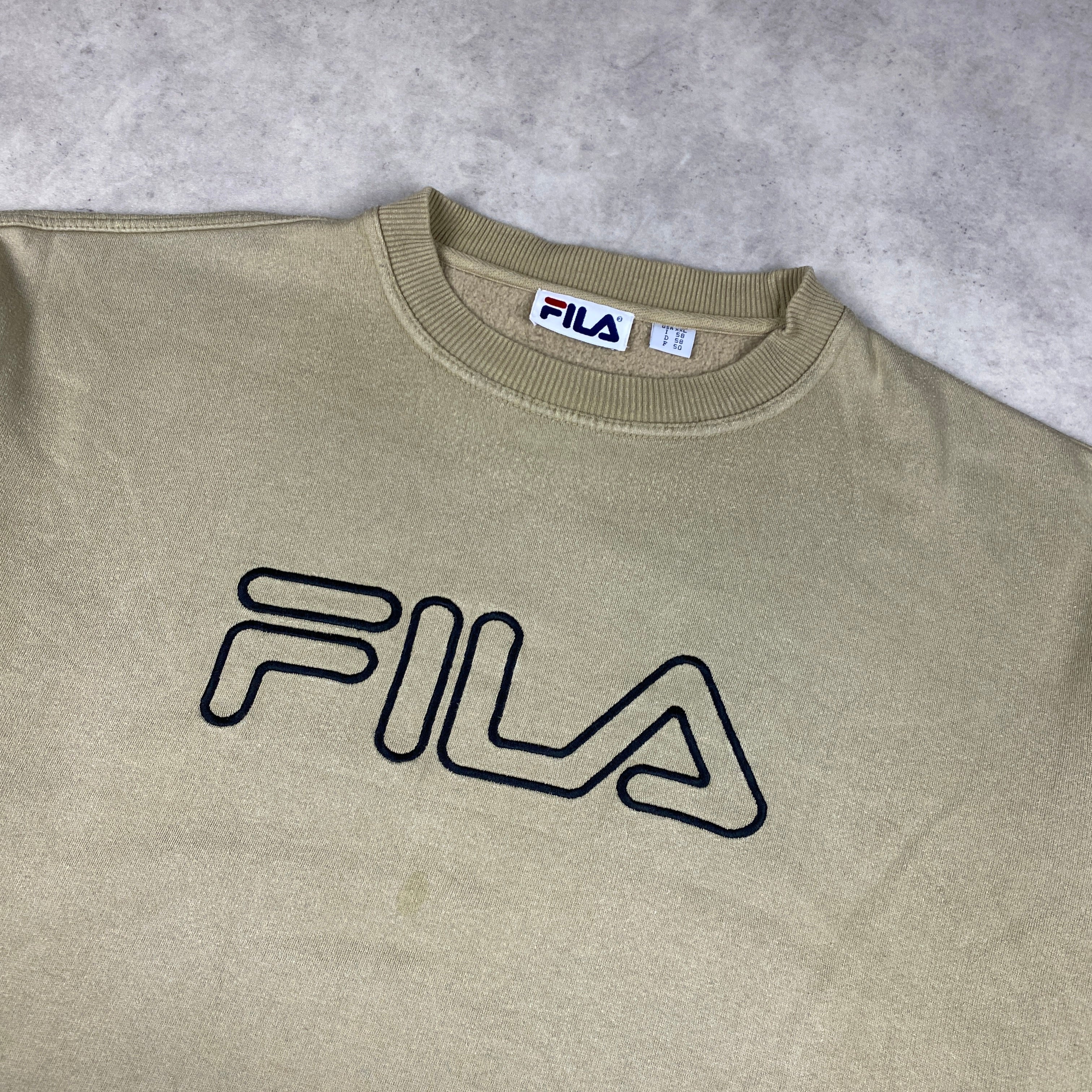 Fila on sale beige sweater