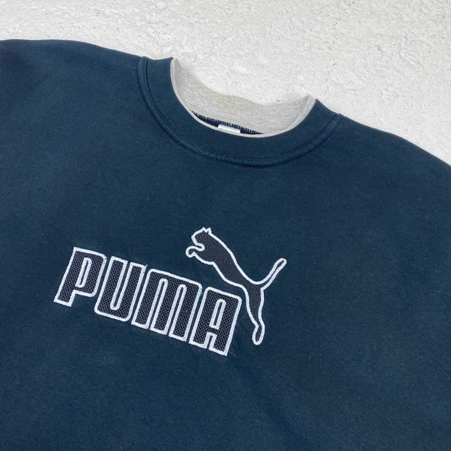 Puma heavyweight embroidered sweater (L)