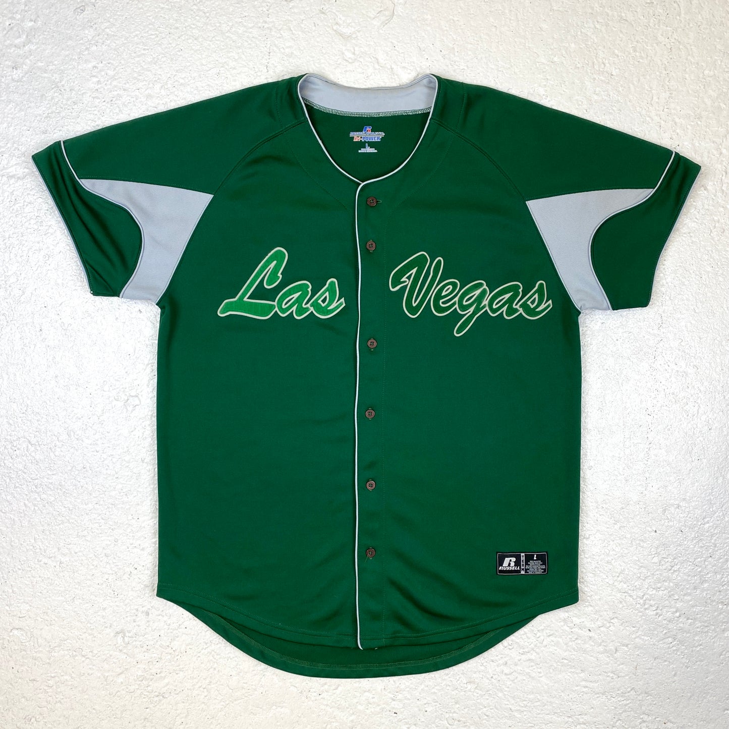 Las Vegas RARE embroidered baseball shirt (L)