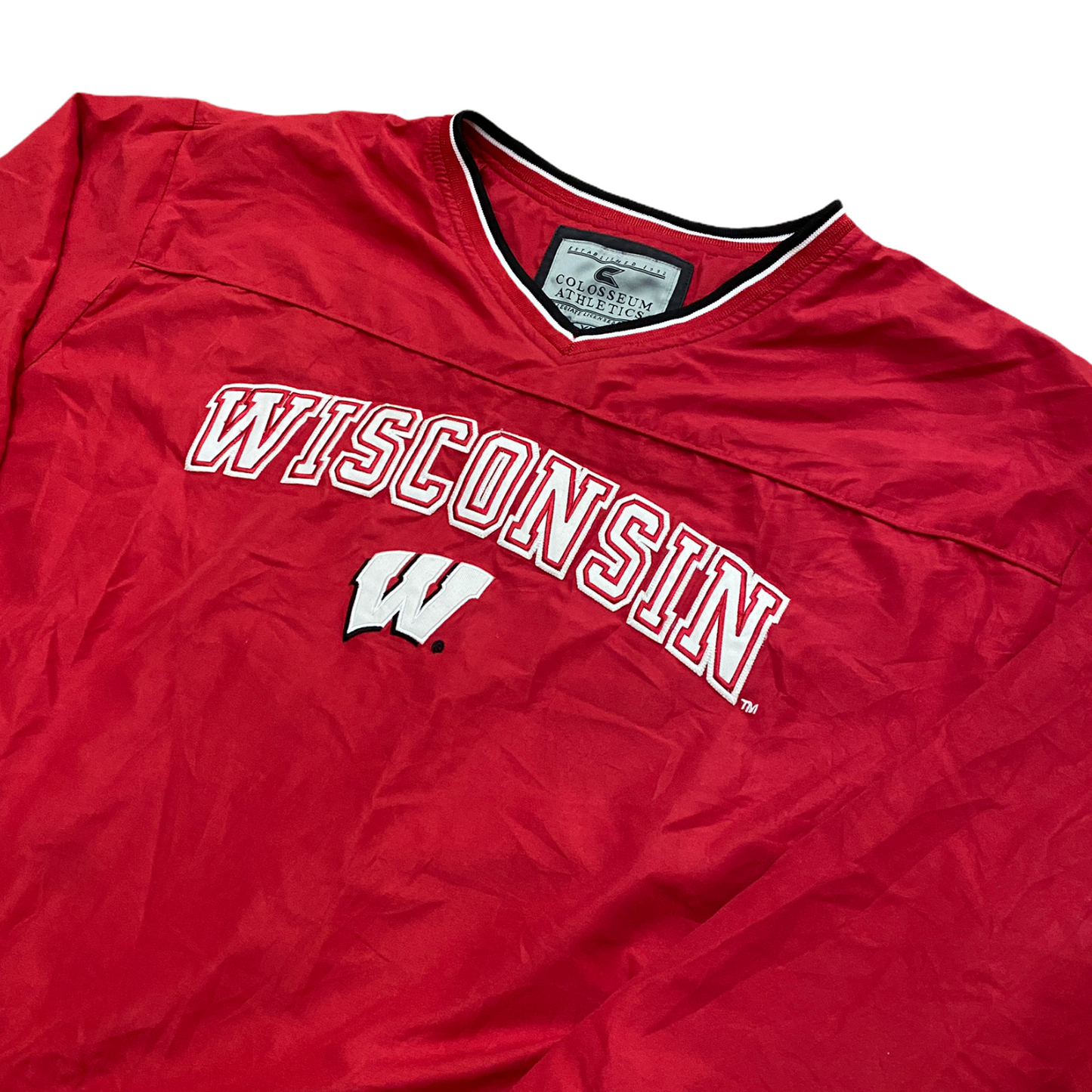 Wisconsin v-neck windbreaker (XL)