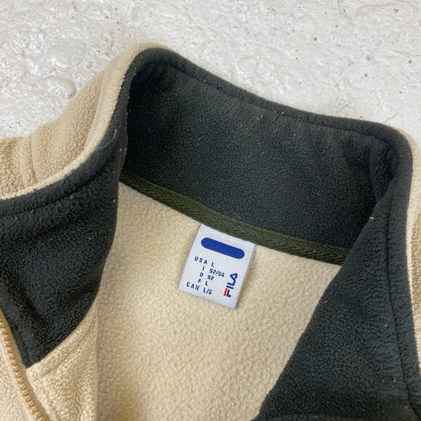 Fila 1/4 zip fleece sweater (L)