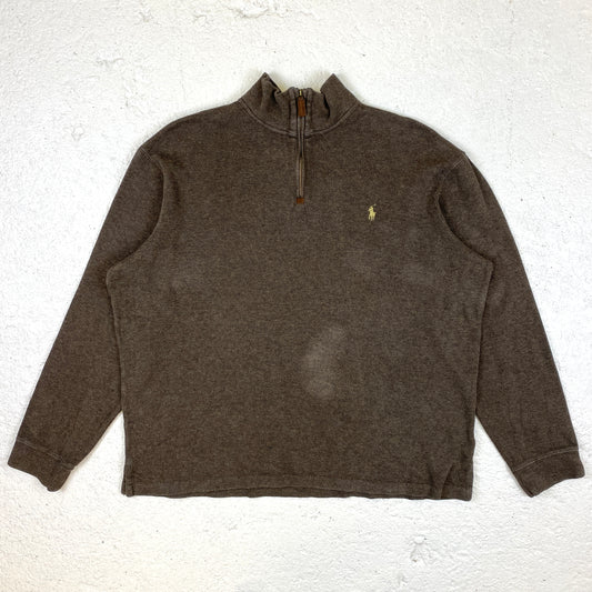 Polo Ralph Lauren 1/4 zip sweater (L-XL)