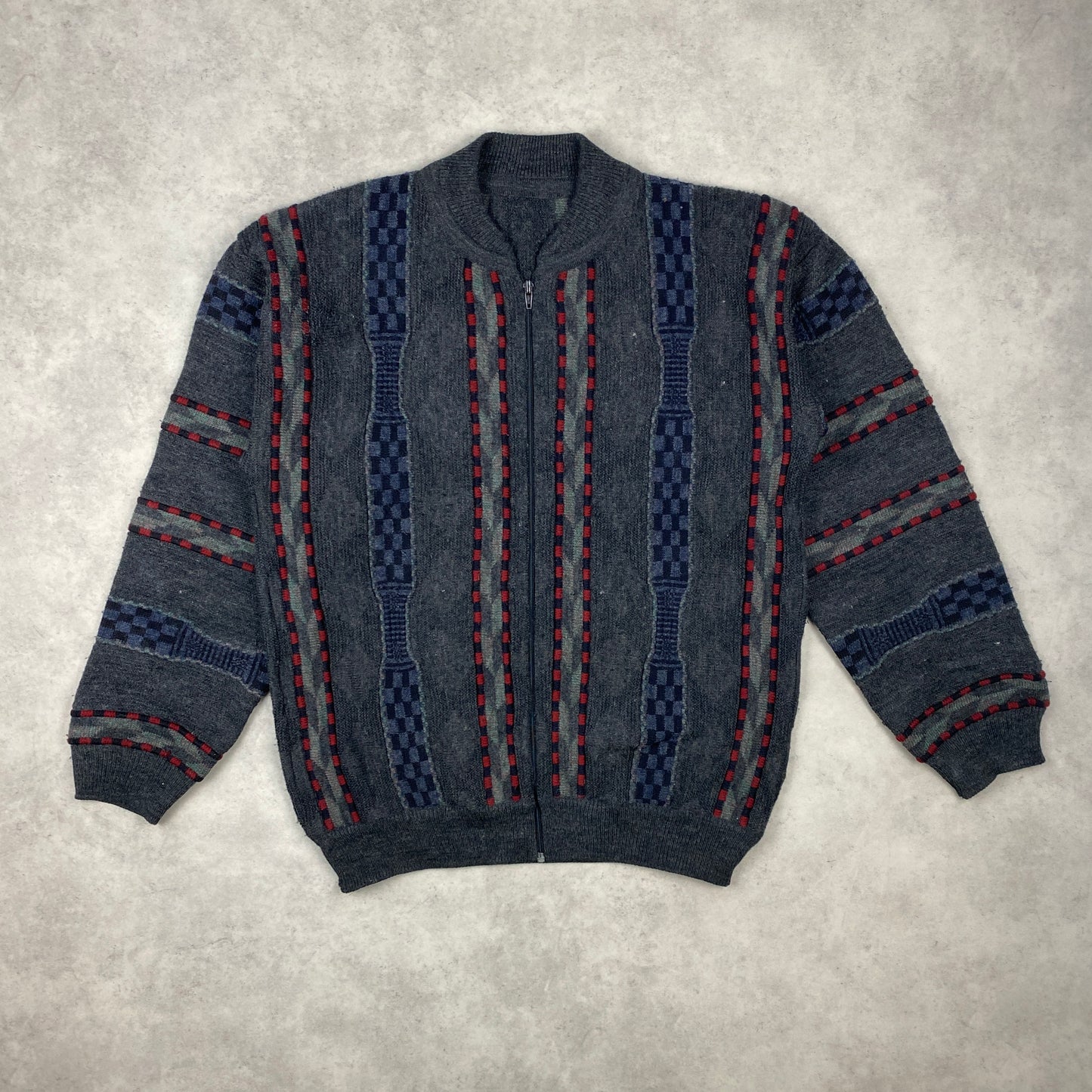 VTG knit cardigan sweater (L)