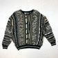 VTG RARE heavyweight knit sweater (L)