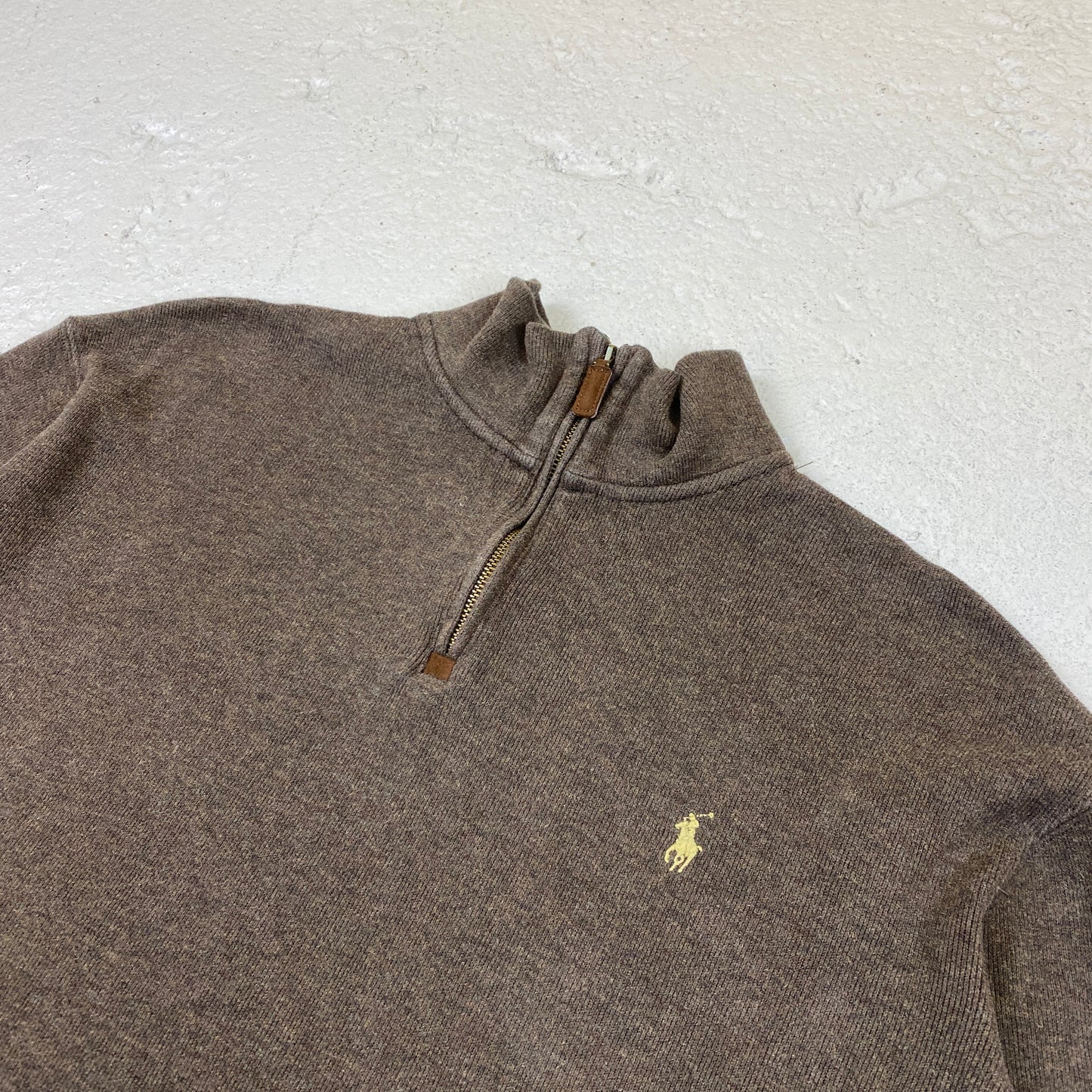 Polo Ralph Lauren 1/4 zip sweater (L-XL)