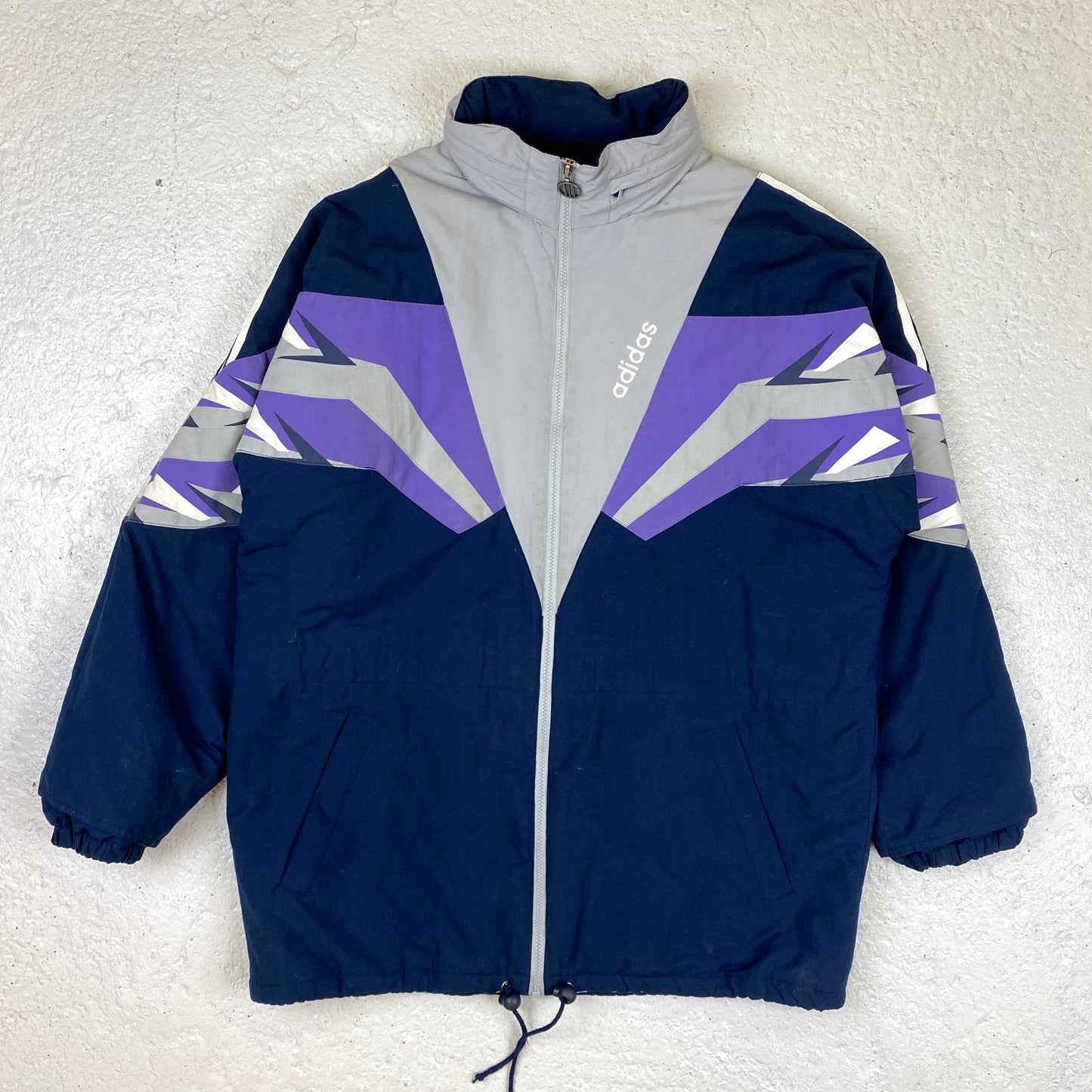 Adidas heavyweight embroidered jacket (XL)