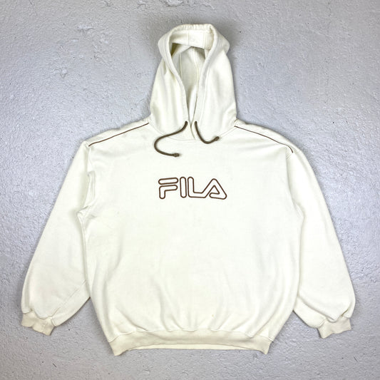 Fila embroidered hoodie (L)