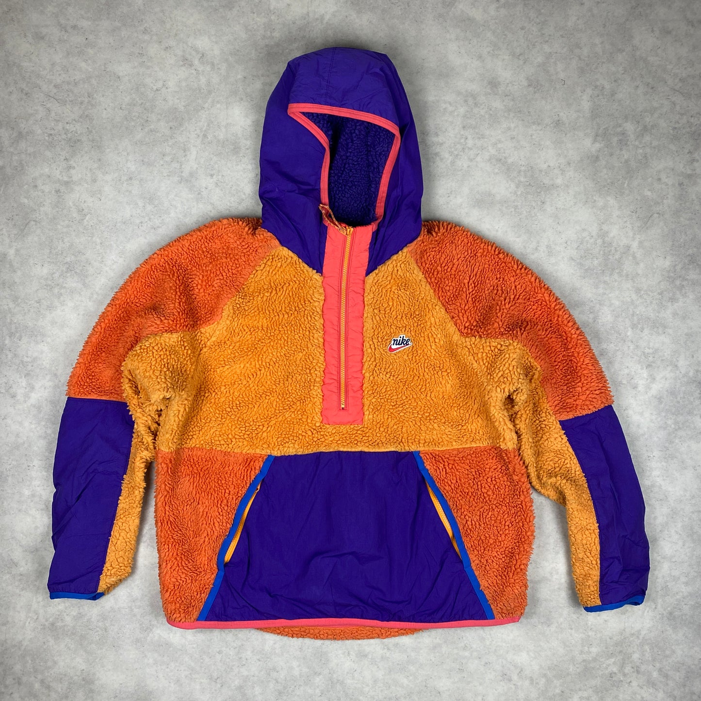 Nike RARE 1/4 zip fleece hoodie (L)