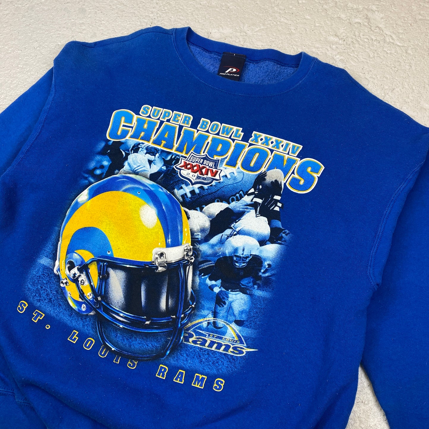 Rams Champions RARE heavyweight sweater (L)