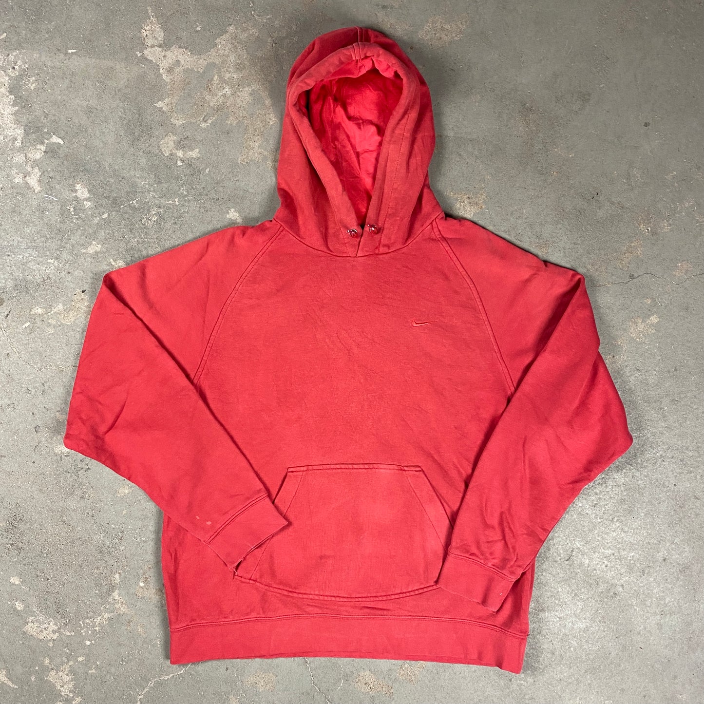 Nike embroidered swoosh hoodie (S-M)