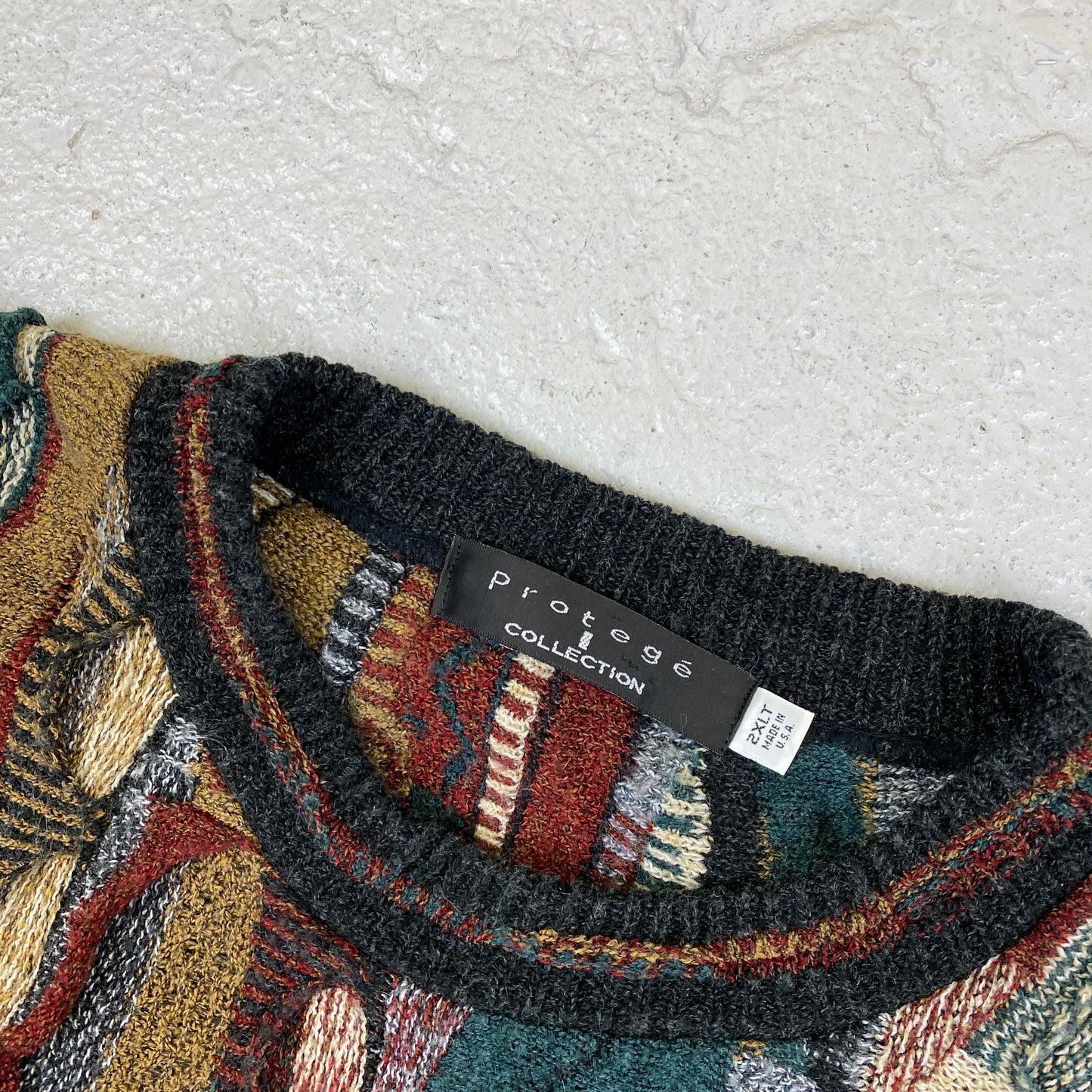 VTG knit RARE sweater (XXL)