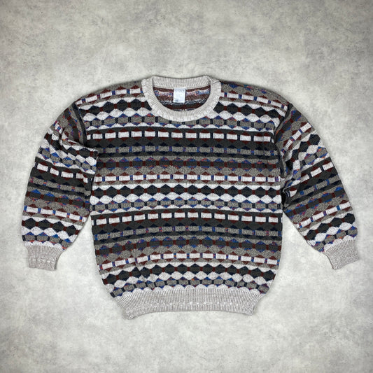 VTG knit sweater (L)