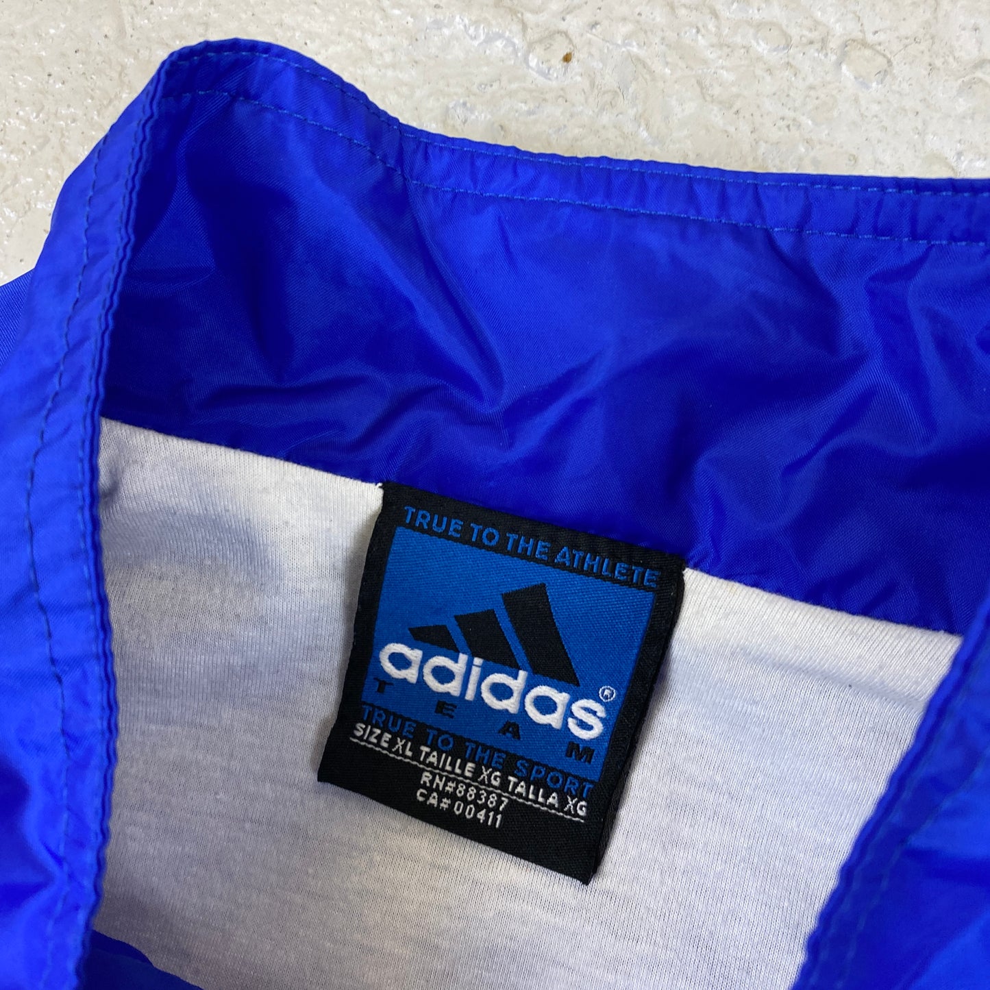 Adidas Team embroidered track jacket (XL)