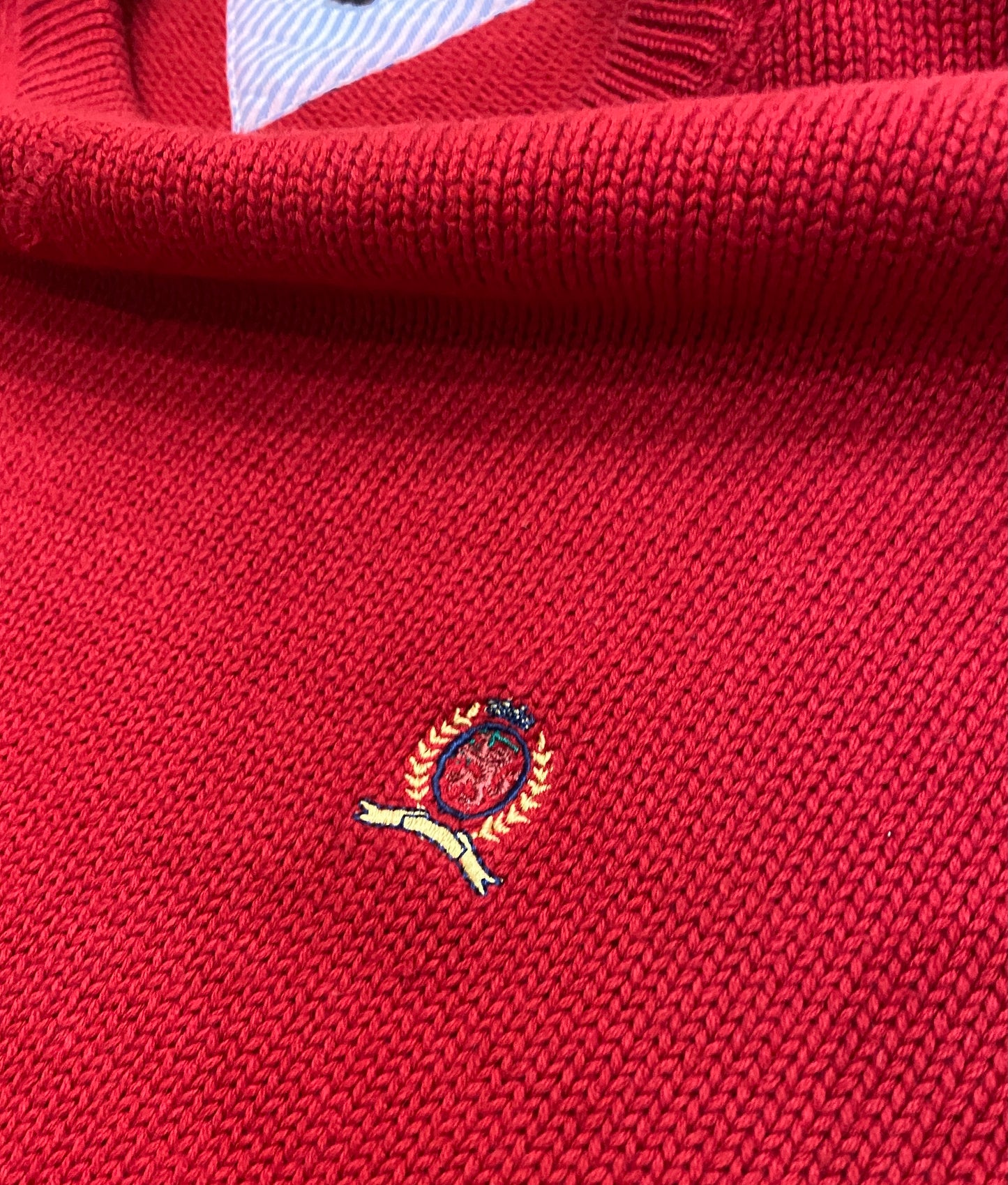 Tommy Hilfiger embroidered knit sweater (XL)